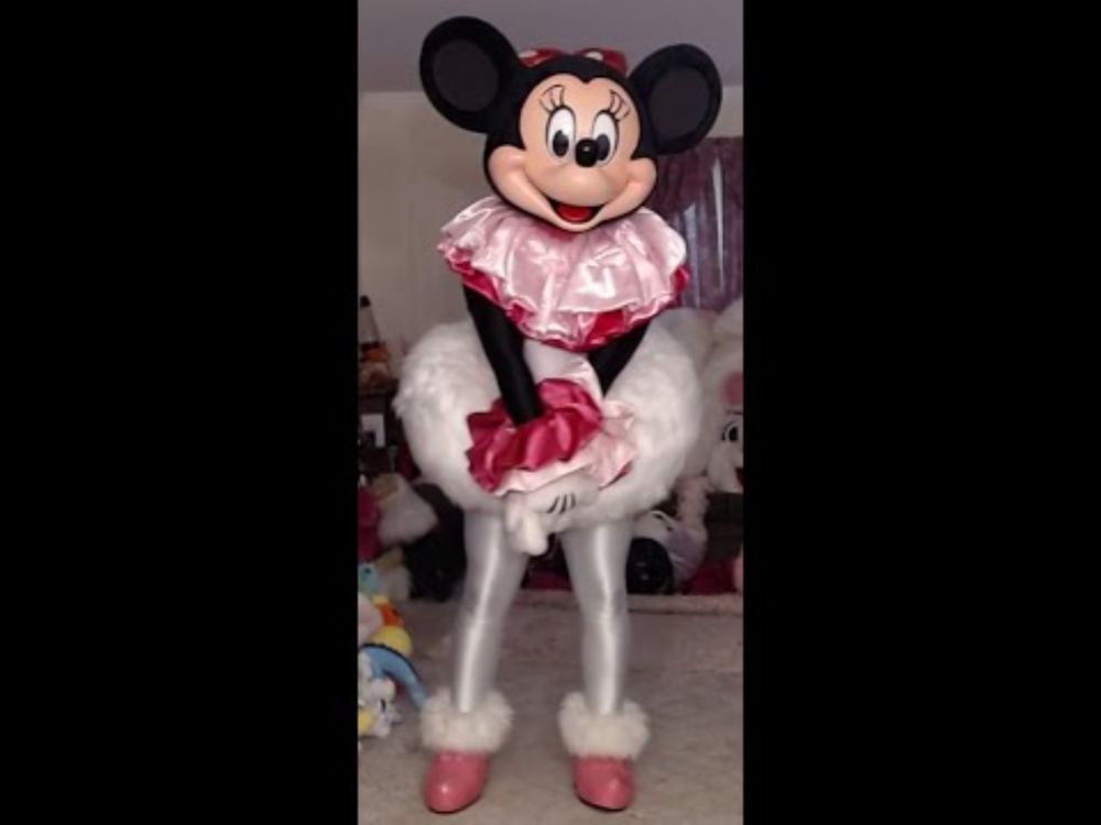 Minnie Mouse Fur Tutu Ballerina Full suit video