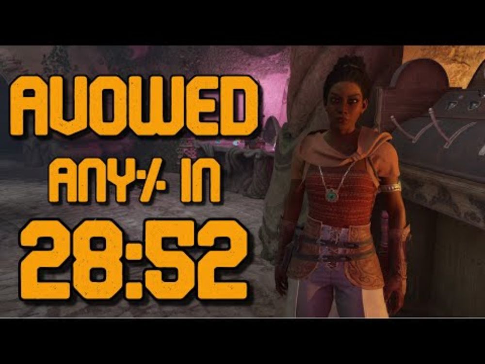 [WR] Avowed Any% Speedrun in 28:52