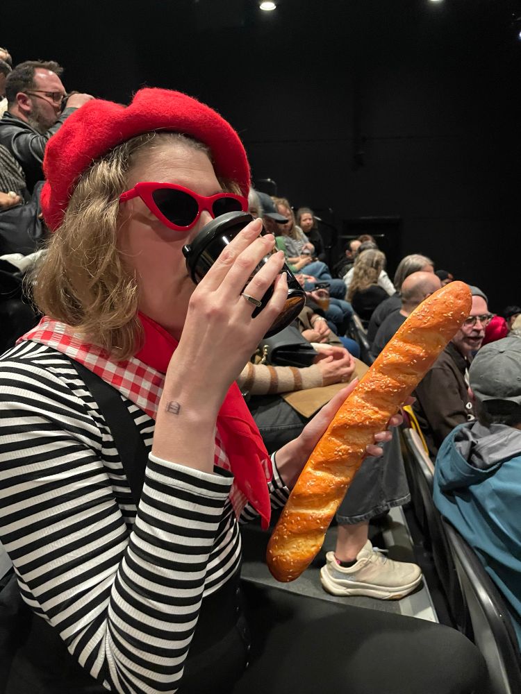 Alison in the baguette skin from expedition 33