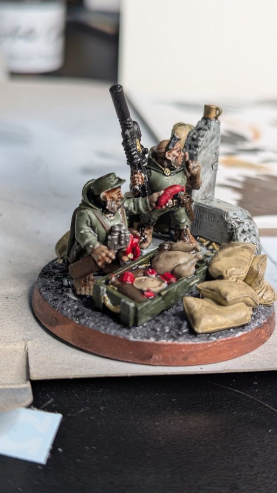 Two ratling snipers offer you a sausage 