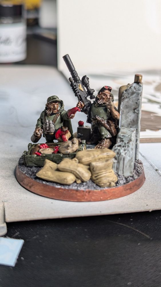 Two ratling snipers offer you a sausage 