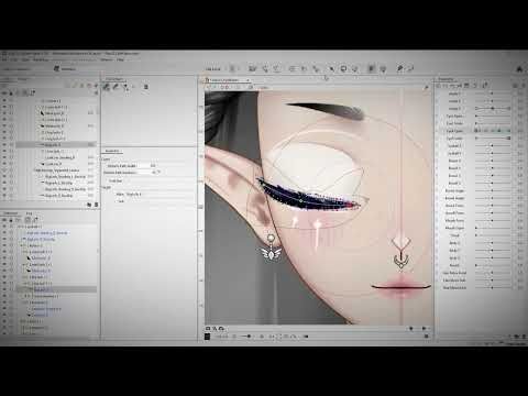 Rigging My Live2D VTuber Model - Part 1 (Preparation/Head Z/Eye Open+Smile)