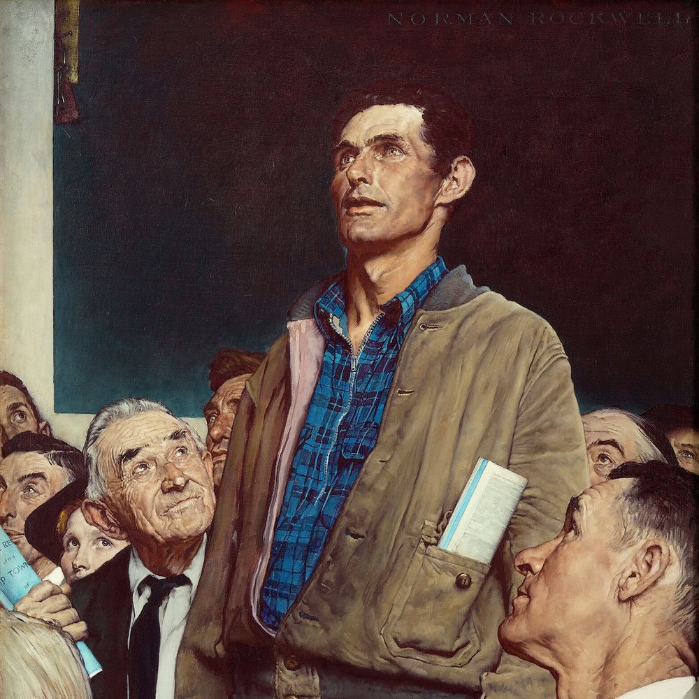 man taking a stand