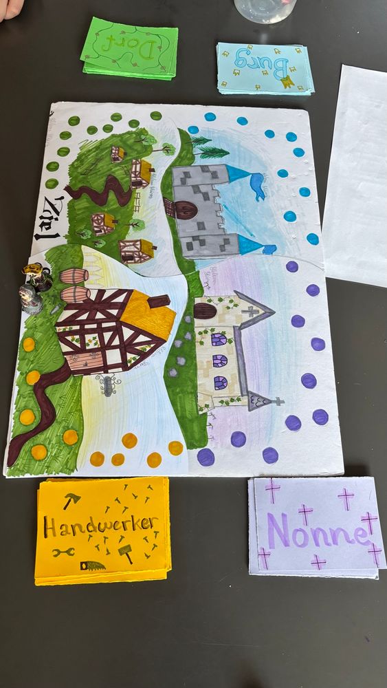 Brettspiel zum Mittelalter