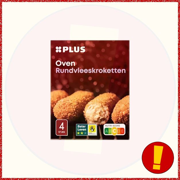 PLUS Oven rundvleeskroketten