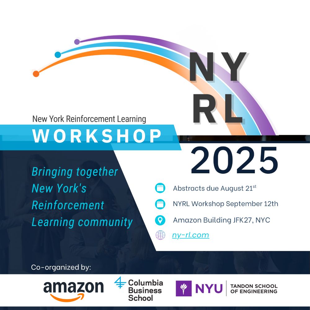 Poster announcing NYC RL day!