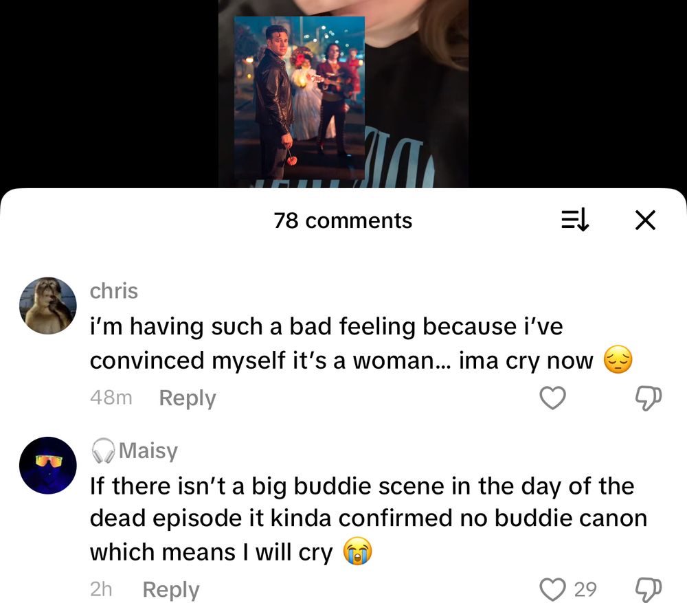 screenshots from TikTok about people making assumptions a 911 episode