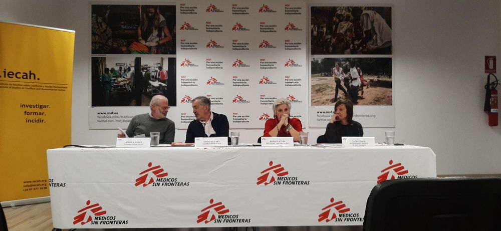 Presentación del informe IECAH a medios en Madrid, hoy, 3 de diciembre de 2025.