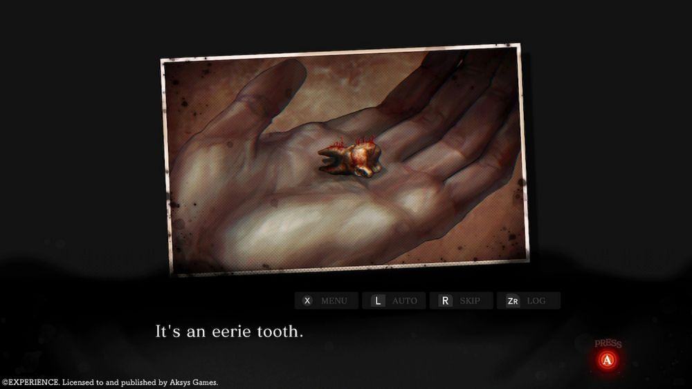It's an eerie tooth.