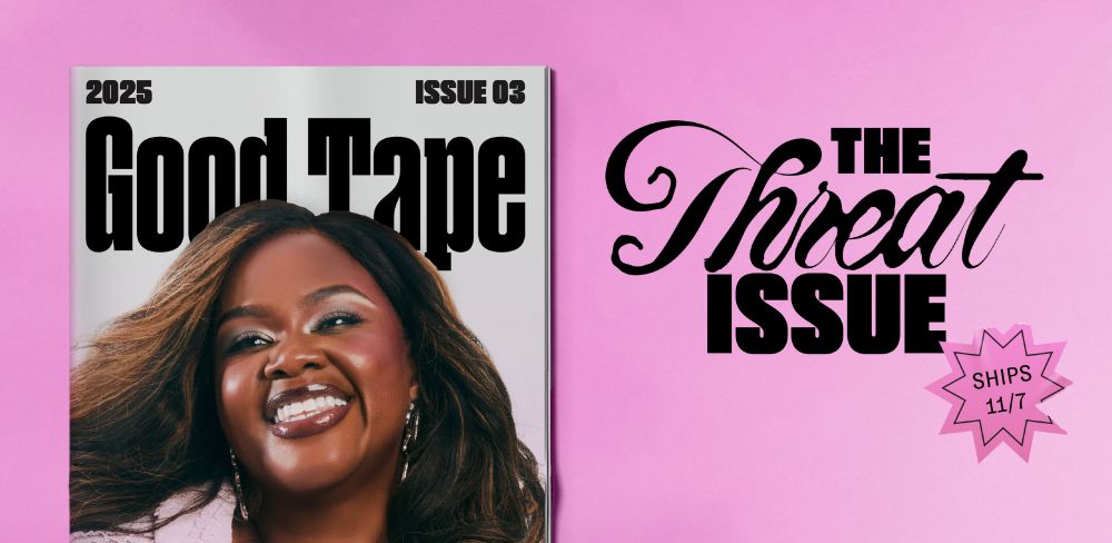 Nicole Byer on the cover of Good Tape. 