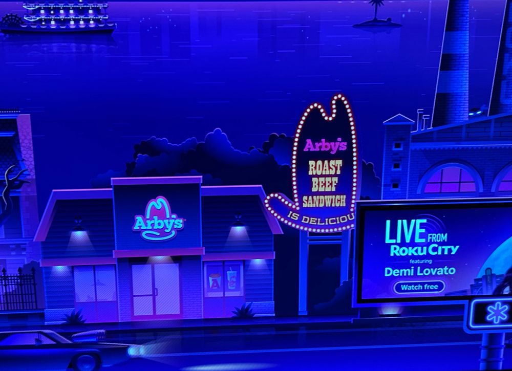 Picture of Roku City with a big fat fucking Arby’s on the main strip.