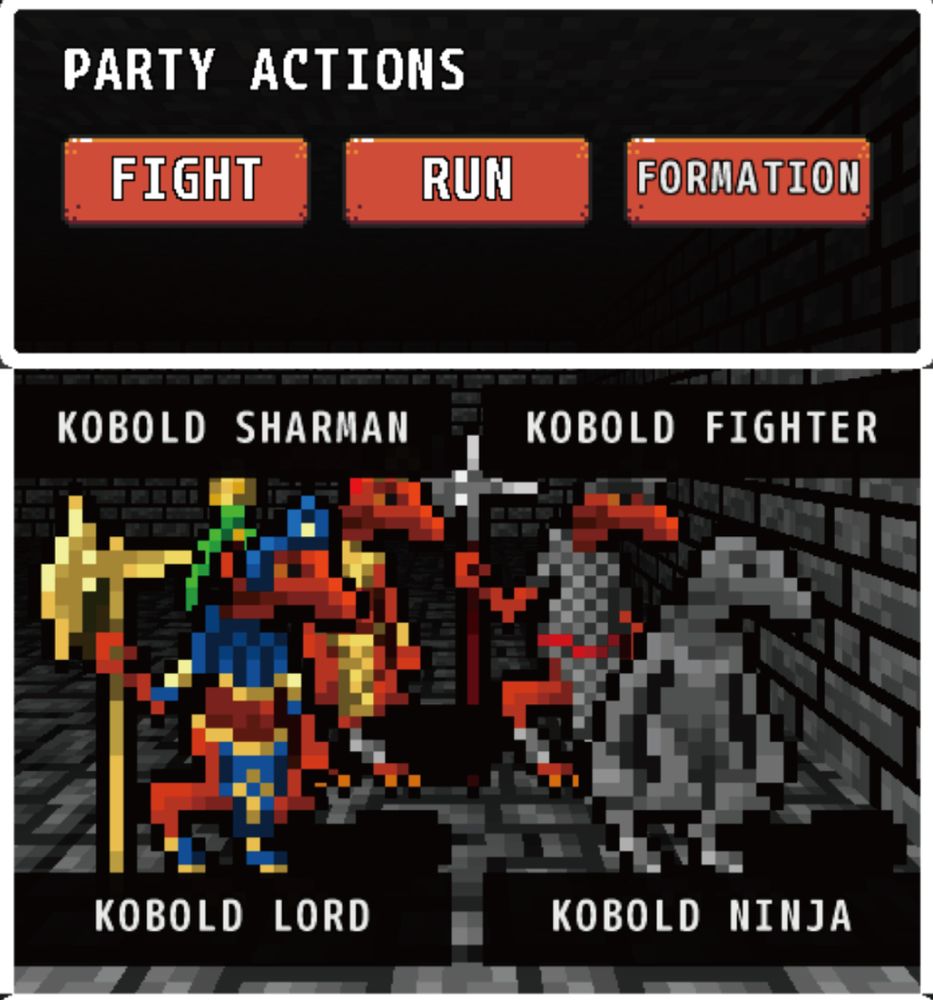 Labyrinth of Aetheria Battle Scene