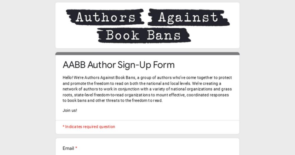 AABB Author Sign-Up Form