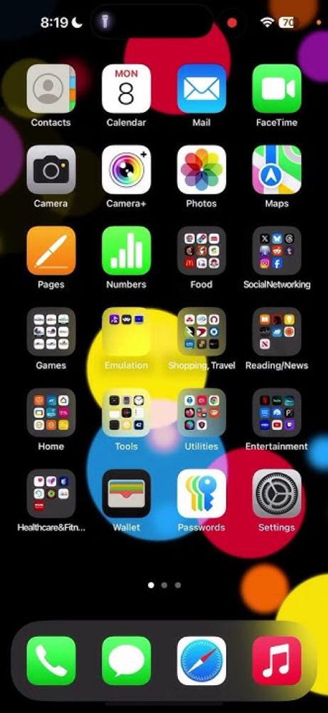 New flashlight in iOS 18 beta 3 on iPhone 15