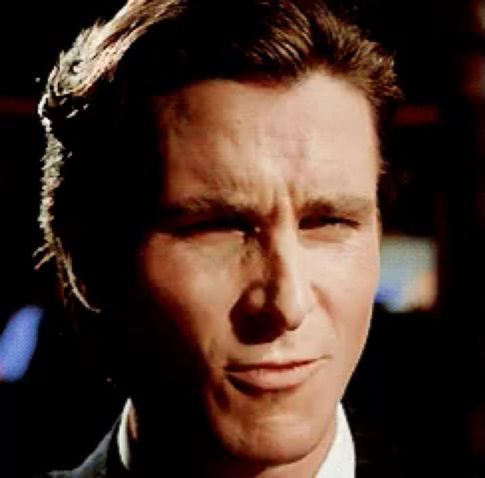 Pout Christian Bale GIF