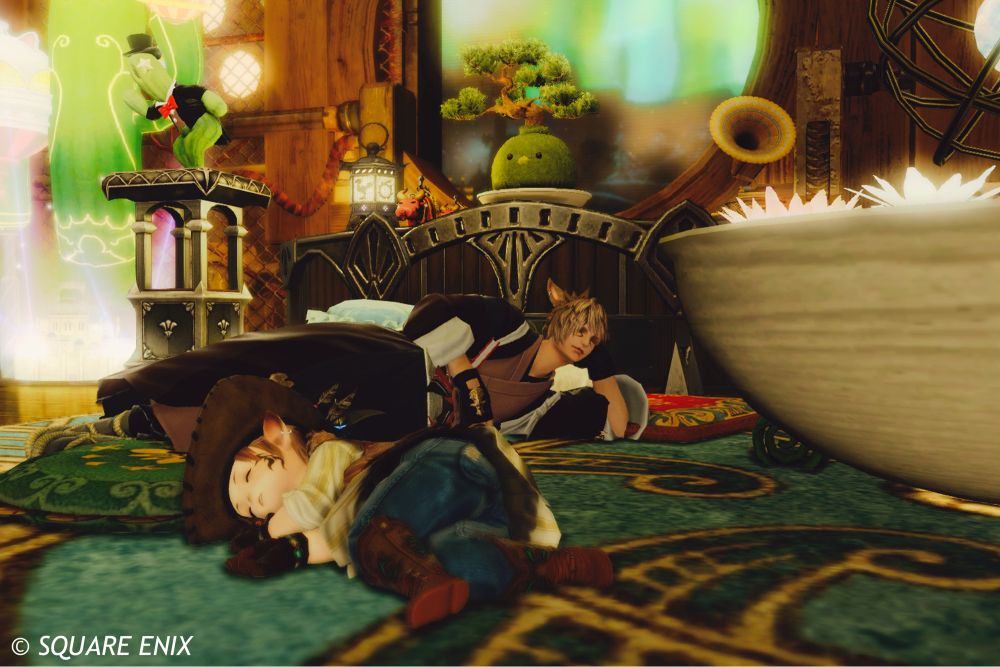 床でゴロ寝サイコー！