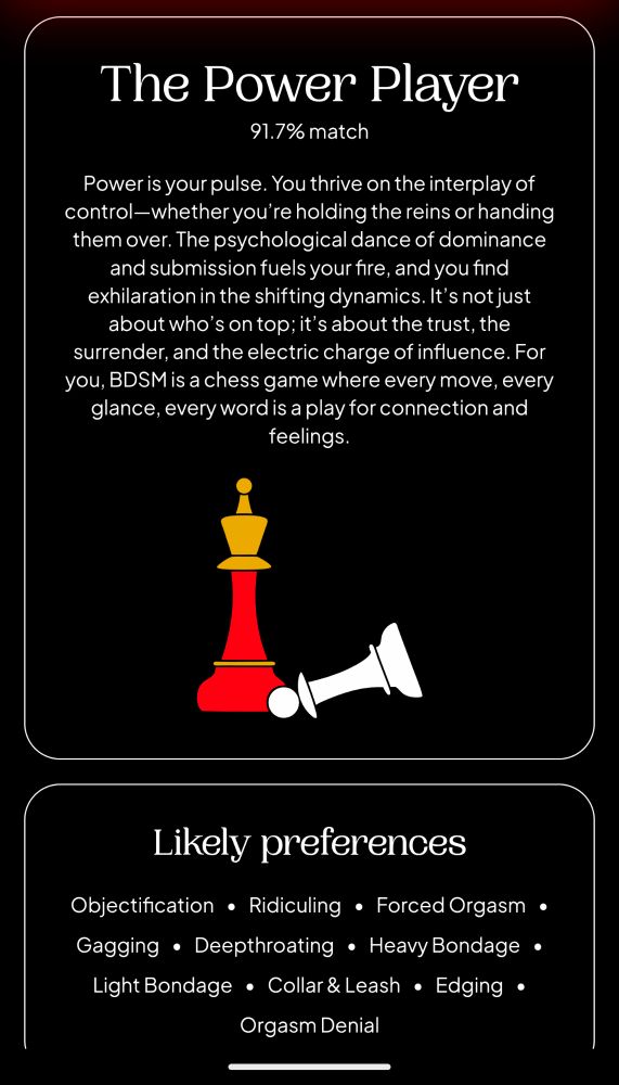 91.7% match as The Power Player