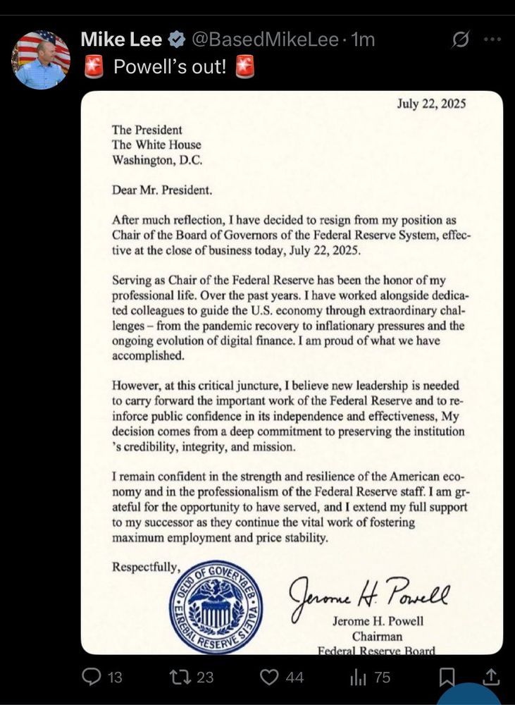 A fake LLM-generated letter 