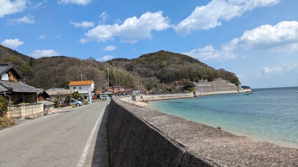 海岸線が美しい