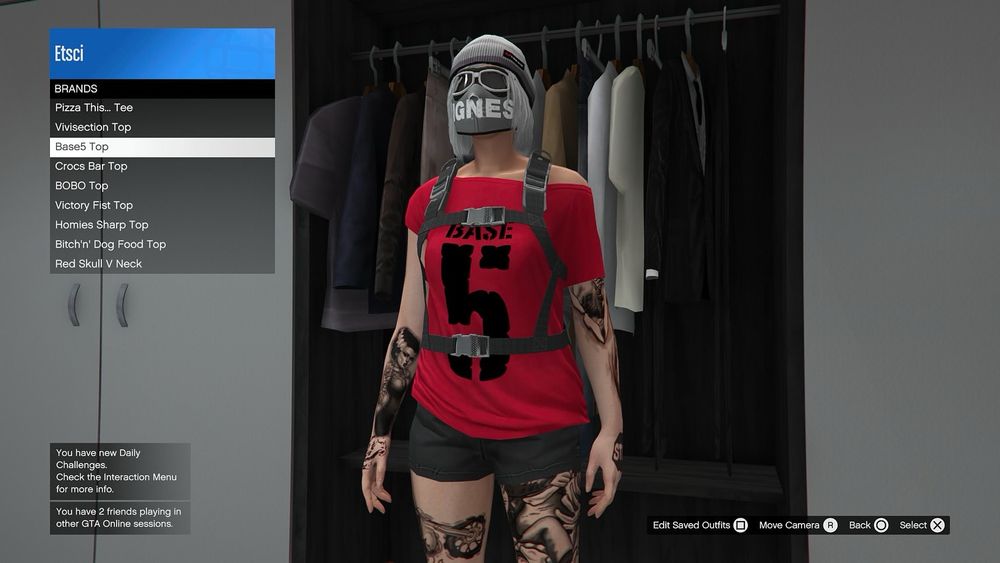 Base 5 Outfits 