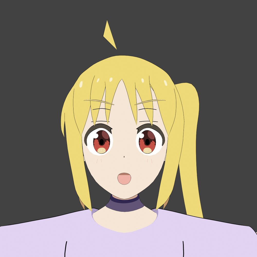 3D model of Nijika from Bocchi the Rock!