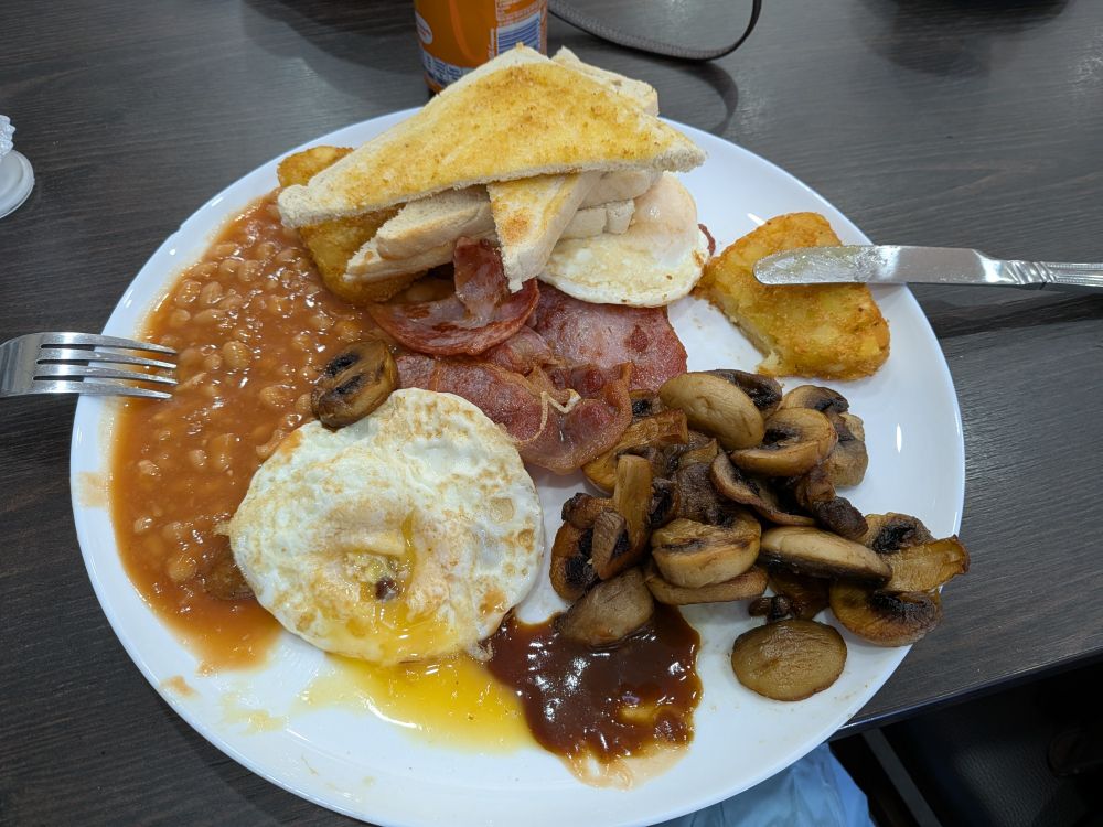 A stupidly large all day breakfast