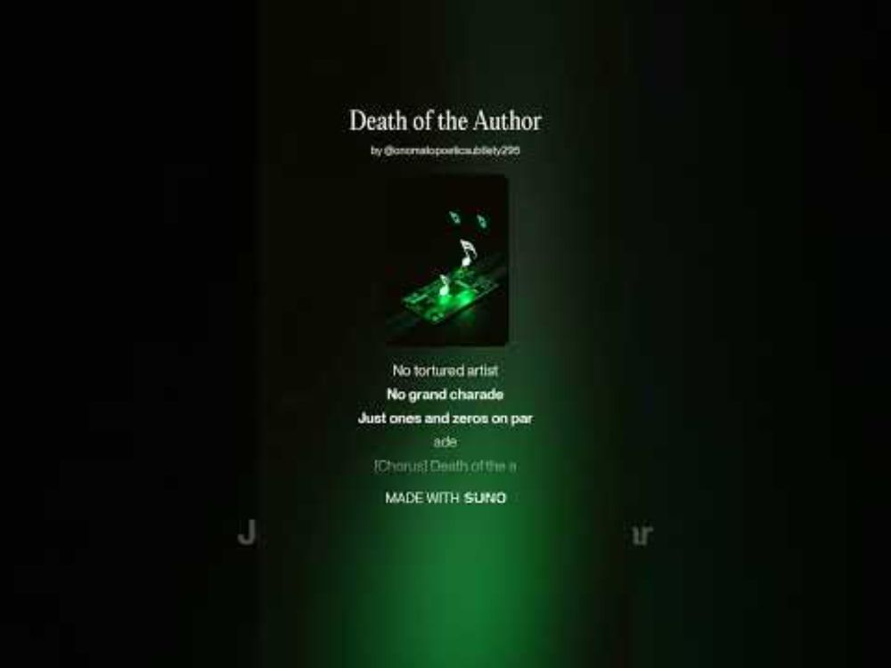 Death of the Author
