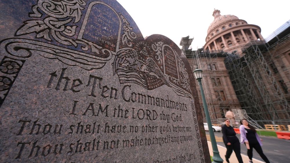 A federal judge has temporarily blocked Texas from enforcing a new law requiring the Ten Commandments to be posted in every public school classroom