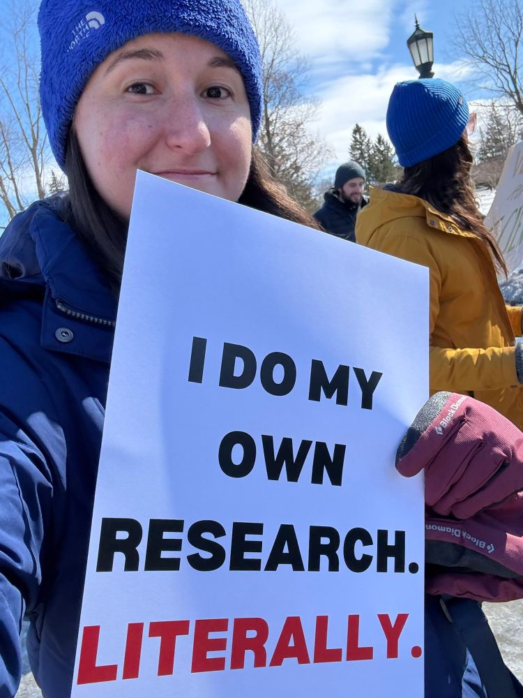 I do my own research. Literally 
