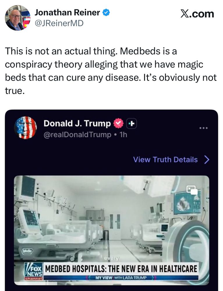 This is not an actual thing.  Med beds is a conspiracy theory alleging that we have Magic beds and that can cure any disease.  It’s obviously not true. 