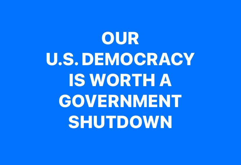 Our U.S. democracy is worth a government shutdown 