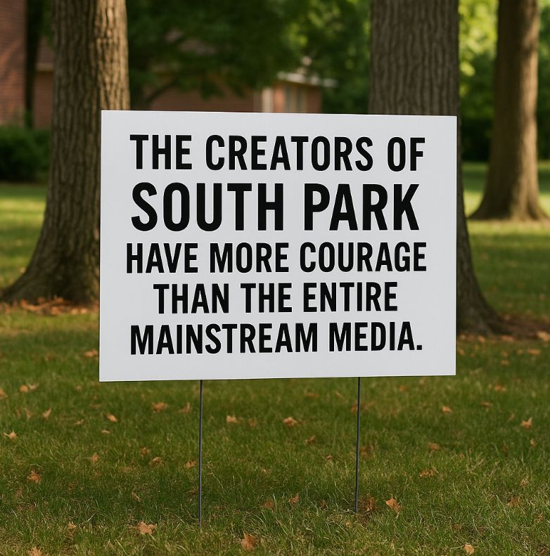 The creators of South Park have more courage than the entire mainstream media.