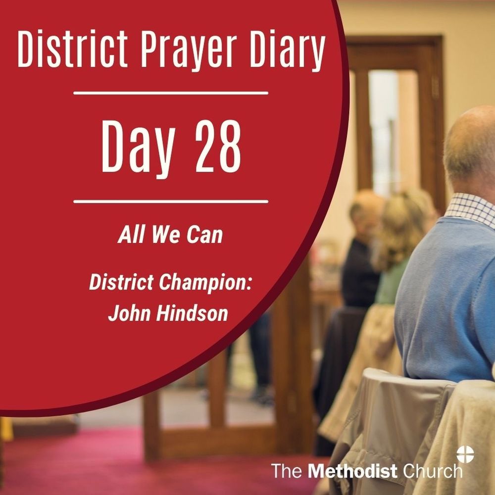 Day 28: All We Can 
District Champion John Hindson