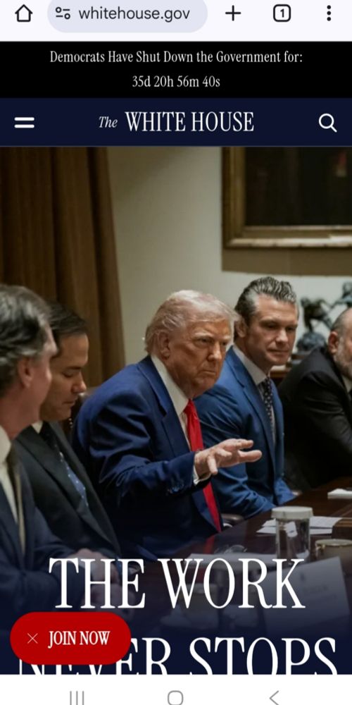 Image of trump "working" NOT INCLUDED: gaudy bathroom, golf images or the wrecked east wing 🤔 