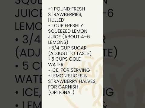 "Strawberry Lemonade" with Mulberry Tree's Thirsty Thursday