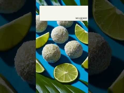 "Key Lime Coconut Bliss Bites" with Mulberry Tree's Sweet And Simple Saturdays