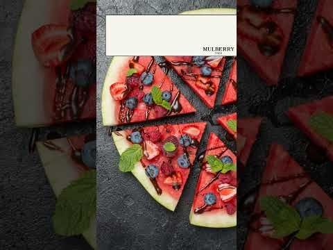 "Watermelon Pizza" with Mulberry Tree's Sweet And Simple Saturdays