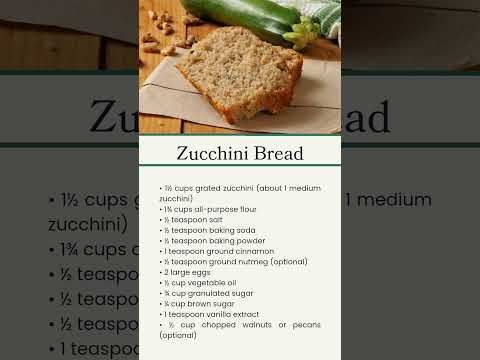"Zucchini Bread" with Mulberry Tree's Farm To Fork