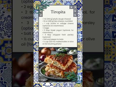 "Tiropita" with Mulberry Tree's Mediterranean Wednesday