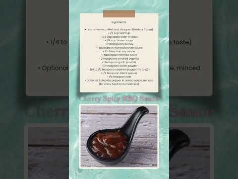 "Cherry Spicy BBQ Sauce" with Mulberry Tree's Saucy Sunday