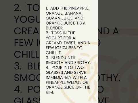 "Tropical Smoothie" with Mulberry Tree's Thirsty Thursday