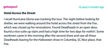 screenshots of memories from Internet Archive & elsewhere