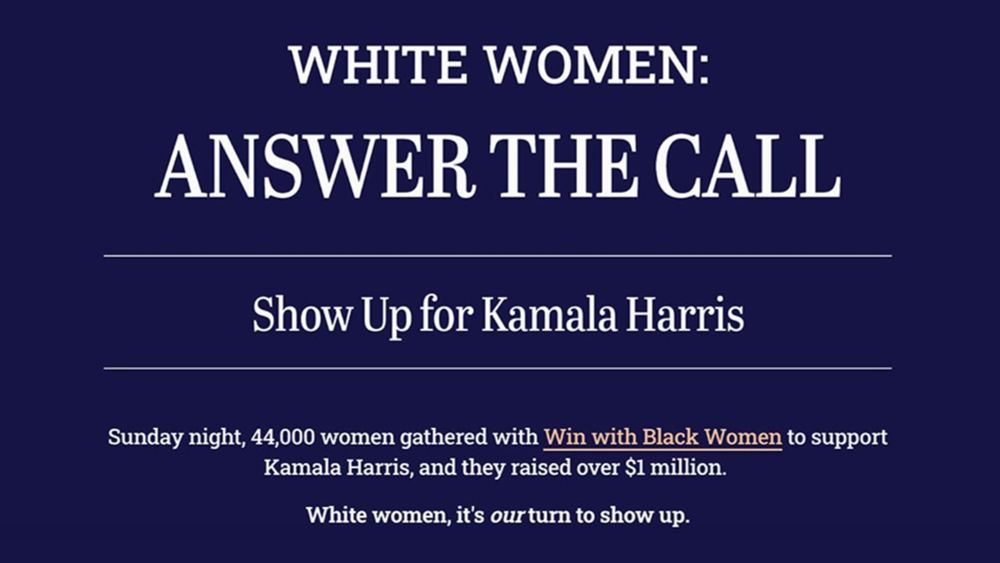 White Women: Answer the Call 2024