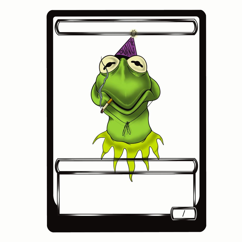 Kermit token for magic the gathering