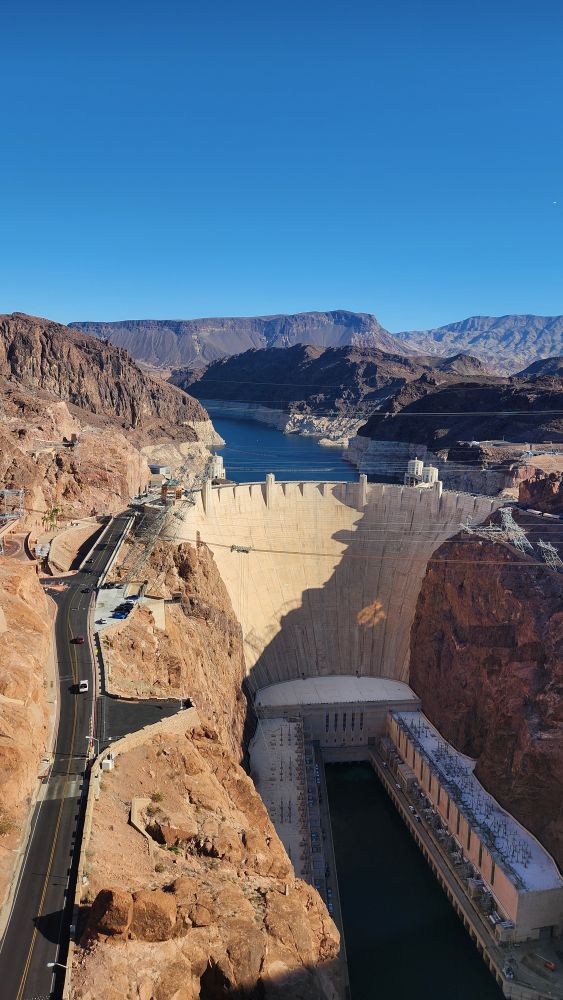 A picture of the Hoover Dam