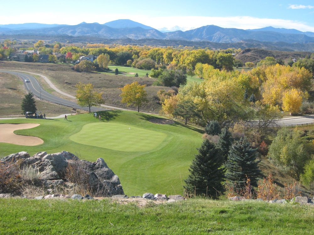 14th hole at Marianna Butte Golf Course in Loveland, CO.