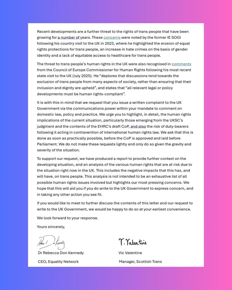 An image of the second page of the letter