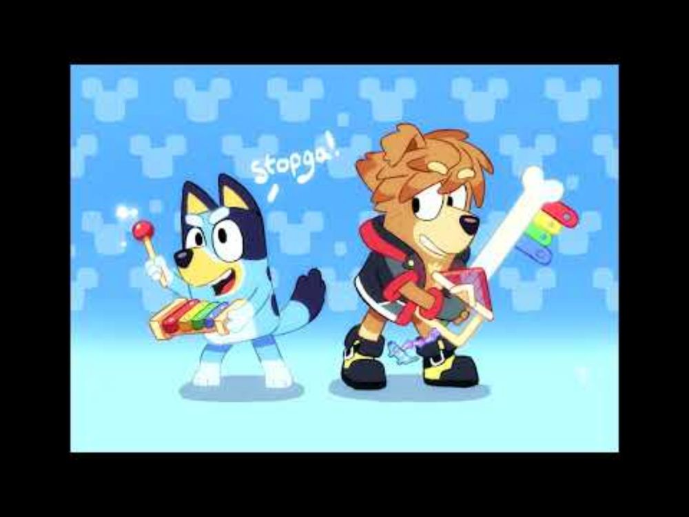 Kingdom Hearts - Bluey Battle Theme (fanmade)