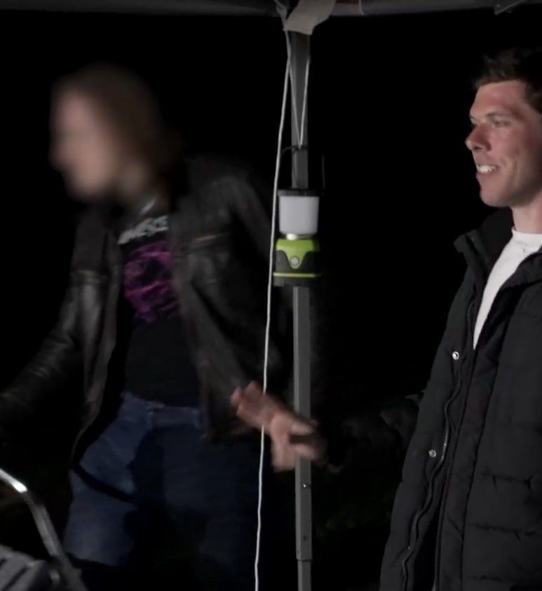 Oscar Tuckfield blurred but recognisable beside Jack Eltis at NSN's interstate NSW & QLD meet in New England in May 2025.