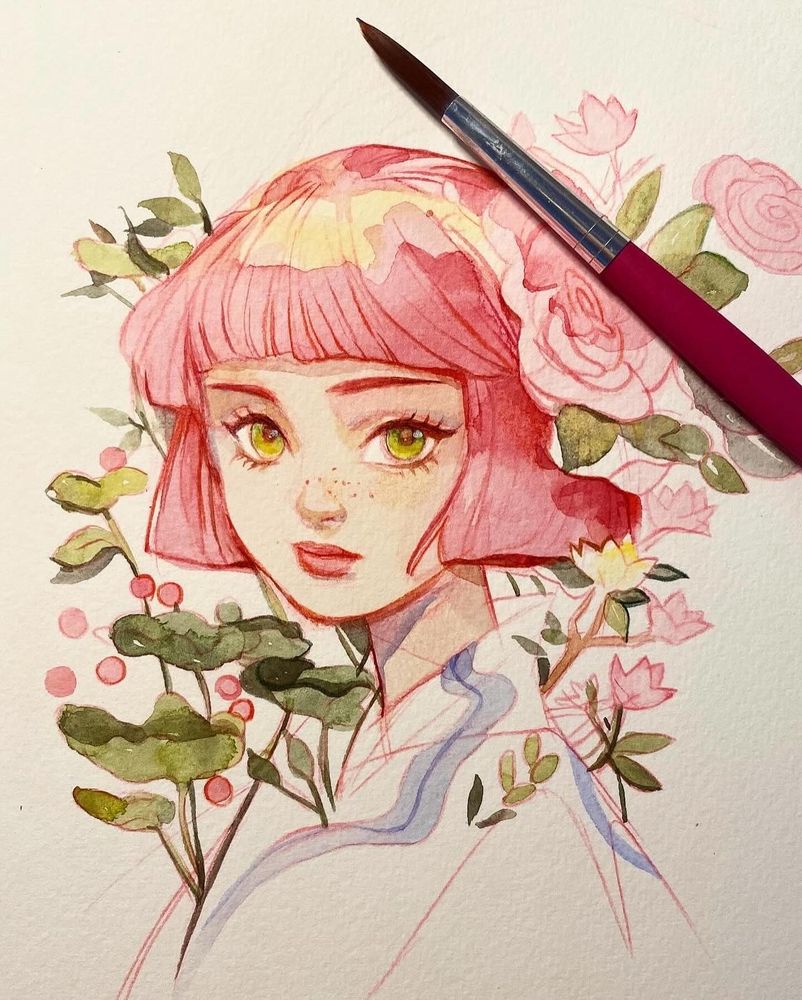 Art wstercolor sketchbook